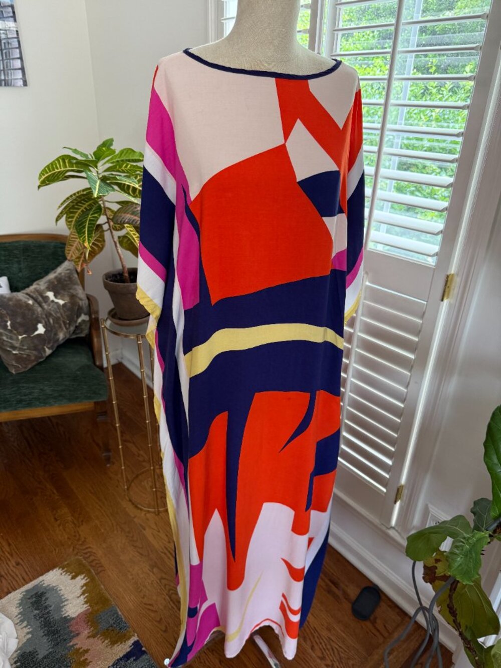 Colorblock caftan - Picture 3 of 3